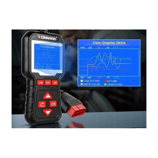 Konnwei Miernik diagnostyczny, skaner OBD2 Konnwei KW320