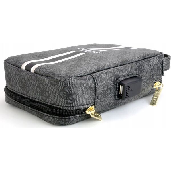 Guess Guess 4G Printed Stripes Travel Universal Bag - Organizer na akcesoria (Czarny)