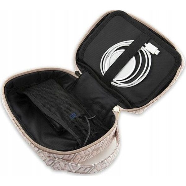 Guess Guess GCube Stripe Travel Universal Bag - Organizer na akcesoria (Różowy)