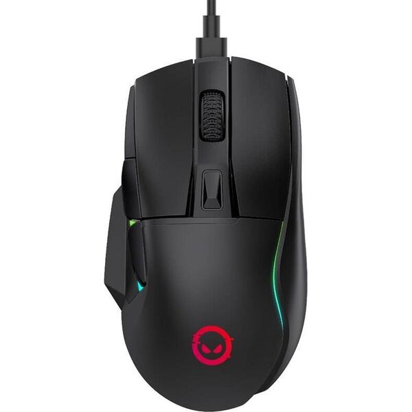 Mysz Lorgar LORGAR Mouse Jetter 357   8000DPI/RGB/6 Buttons/USB/Black retail