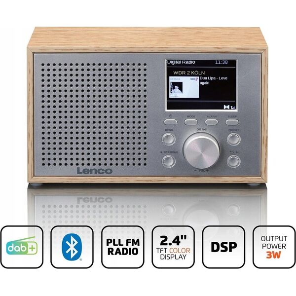 Radio Lenco Lenco DAR-017WD wood