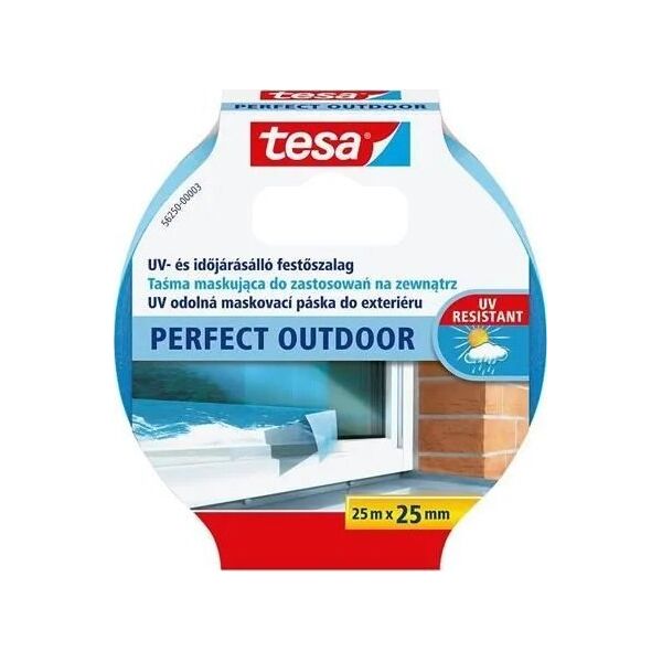Tesa Tesa Masking Tape 25m x 25mm Preci.outdoor Blue 04440