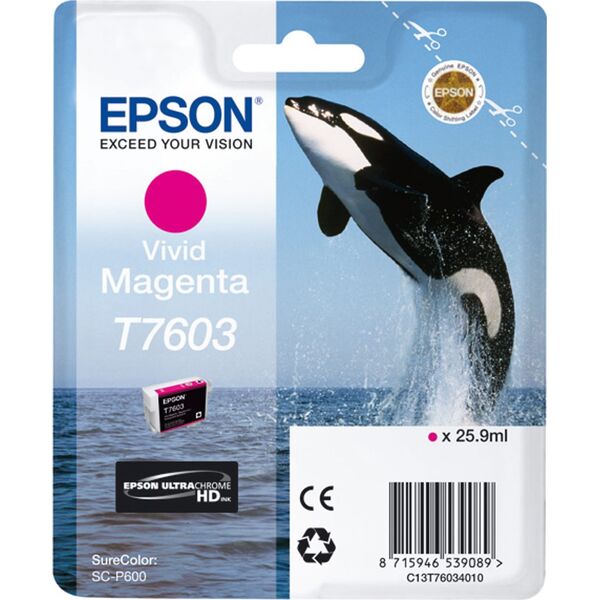 Tusz Epson Epson ink cartridge vivid magenta T 7603 N