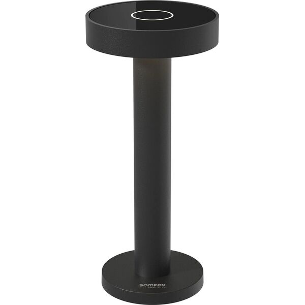 Lampa stołowa Sompex Sompex BORO black Battery-operated Outdoor Light
