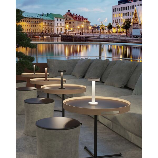 Lampa stołowa Sompex Sompex BORO black Battery-operated Outdoor Light