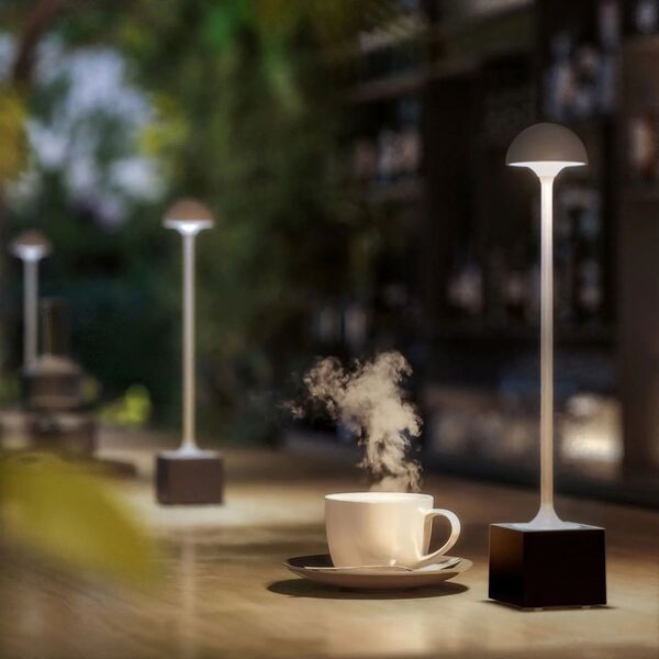 Lampa stołowa Sompex Sompex FLORA black Battery-operated Outdoor Light