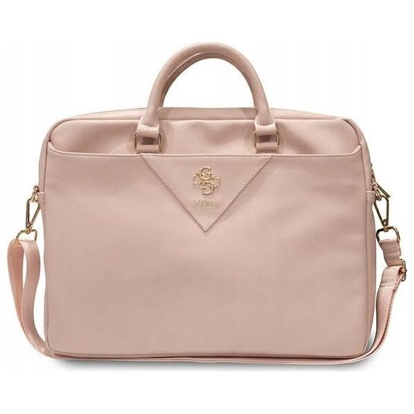 Torba Guess Guess Triangle 4G Computer Bag - Torba na notebooka 15" / 16" (różowy)