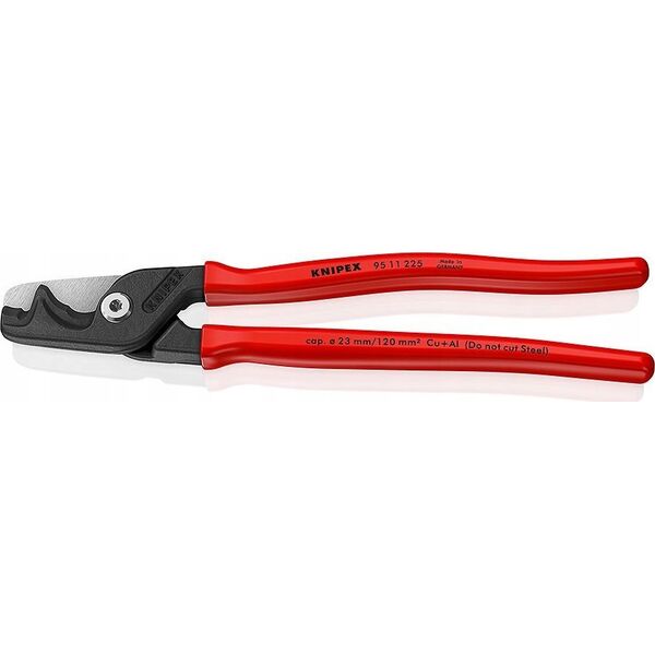 Knipex KNIPEX StepCut XL cable cutters 95 11 225, cutting pliers (red, length 225mm)