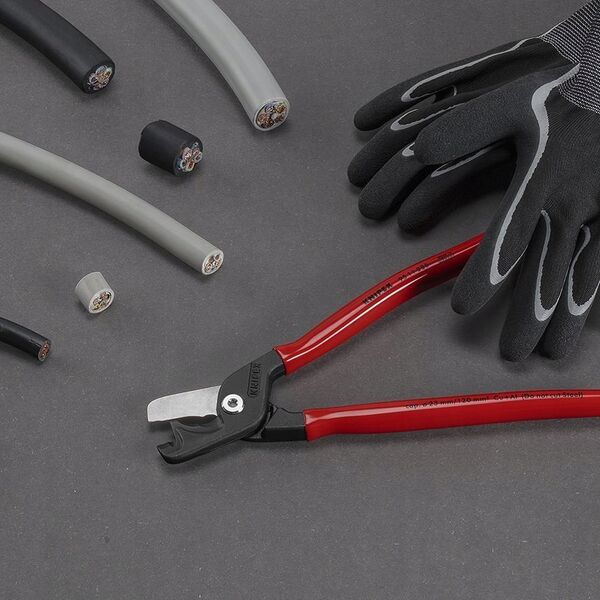 Knipex KNIPEX StepCut XL cable cutters 95 11 225, cutting pliers (red, length 225mm)