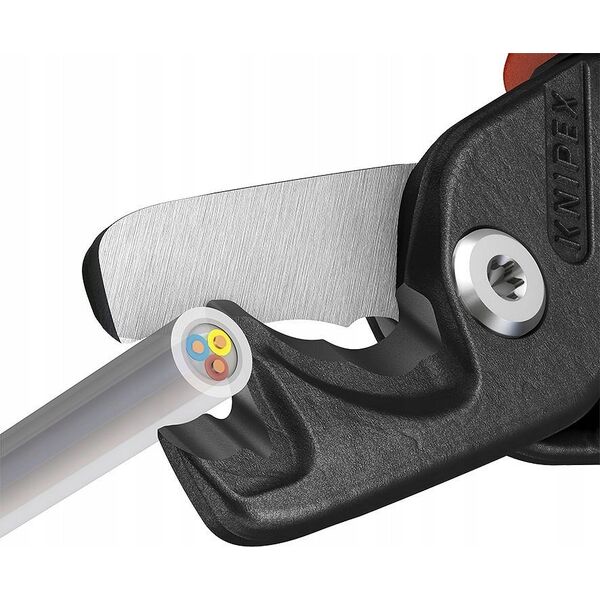 Knipex KNIPEX StepCut XL cable cutters 95 11 225, cutting pliers (red, length 225mm)