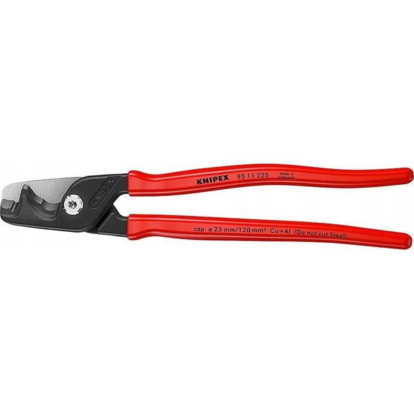 Knipex KNIPEX StepCut XL cable cutters 95 11 225, cutting pliers (red, length 225mm)