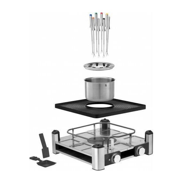 WMF WMF Lumero Gourmet Station 3v1 raclette gril, 1800 W, fondue, nastavitelný termostat