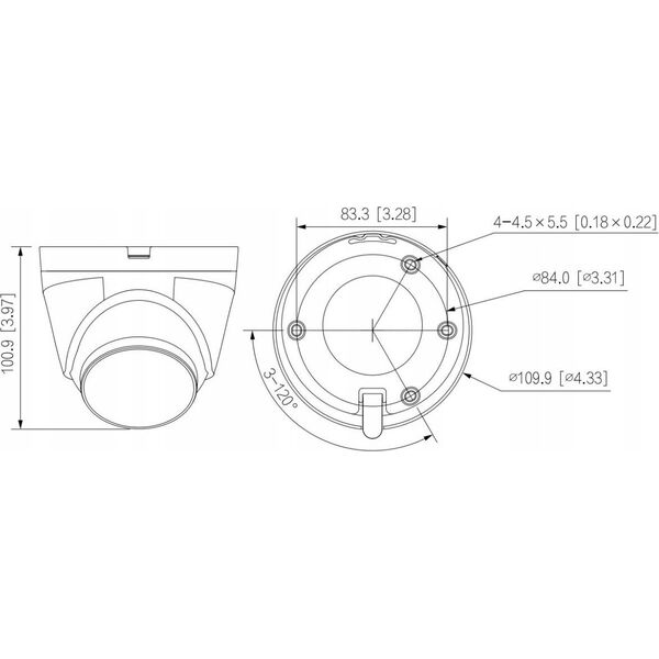 Kamera IP Dahua Technology Kamera IP Dahua IPC-HDW1239V-A-IL