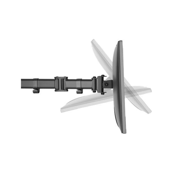 Deltaco Uchwyt biurkowy na 2 monitory 13" - 27" (ARM-0300)