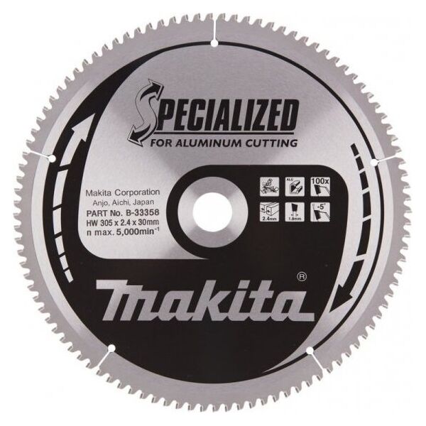 Makita PIŁA SPIEKOWA DO ALUMNIUM SPECJALIZED 305*30 100Z (1 SZT)