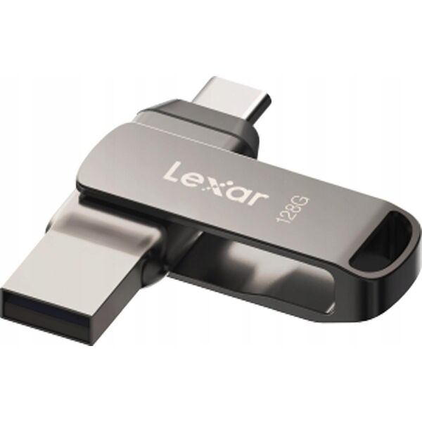 Pendrive Lexar Lexar JumpDrive Dual Drive D400 Type-C/Type-C & Type-A, up to 130MB/s read (USB 3.1) 128GB