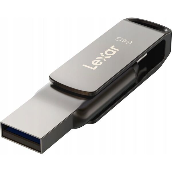 Pendrive Lexar Lexar JumpDrive Dual Drive D400 Type-C/Type-C & Type-A, up to 130MB/s read (USB 3.1) 128GB