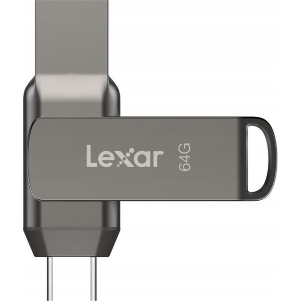 Pendrive Lexar Lexar JumpDrive Dual Drive D400 Type-C/Type-C & Type-A, up to 130MB/s read (USB 3.1) 64GB