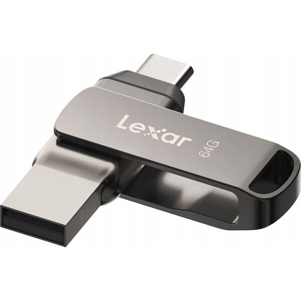 Pendrive Lexar Lexar JumpDrive Dual Drive D400 Type-C/Type-C & Type-A, up to 130MB/s read (USB 3.1) 64GB