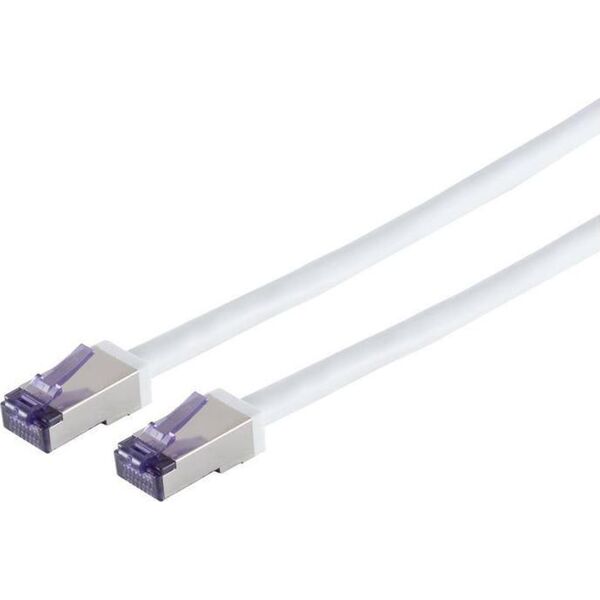 Lanview Lanview LVN-CAT6A-FLEX-25CMWH kabel sieciowy Biały 0,25 m S/FTP (S-STP)