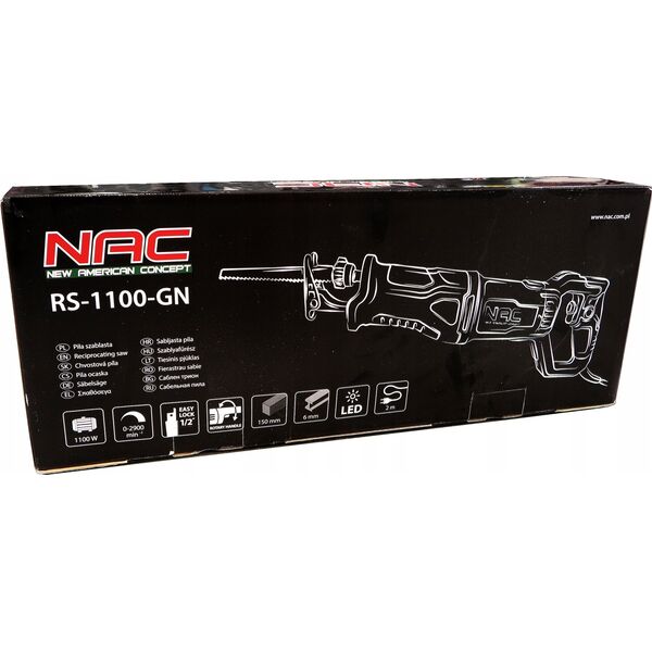 Piła szablasta NAC Piła szablasta RS-1100-GN NAC Elektryczna
