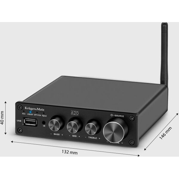 Kruger&Matz KRUGER&MATZ A20 Wzmacniacz stereo