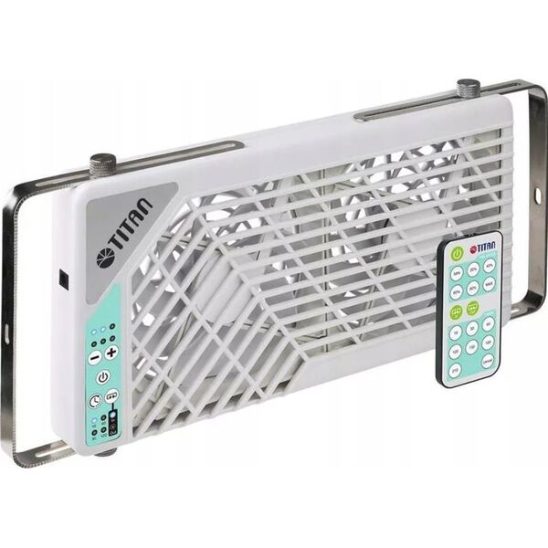 Wentylator Titan Titan TTC-SC21/V3.0+ Caravan Motorhome Roof Window Double Fan 2x140mm, with remote control