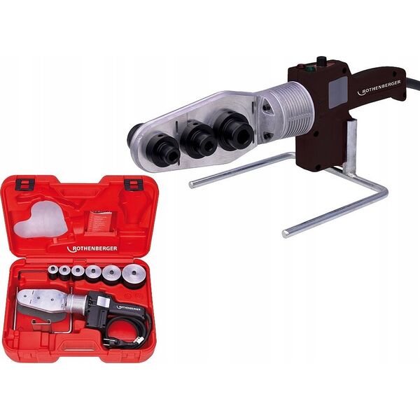Rothenberger Plastiko vamzdžių  suvirinimo aparatas ROWELD P63 S-6, Set 2, Rothenberger