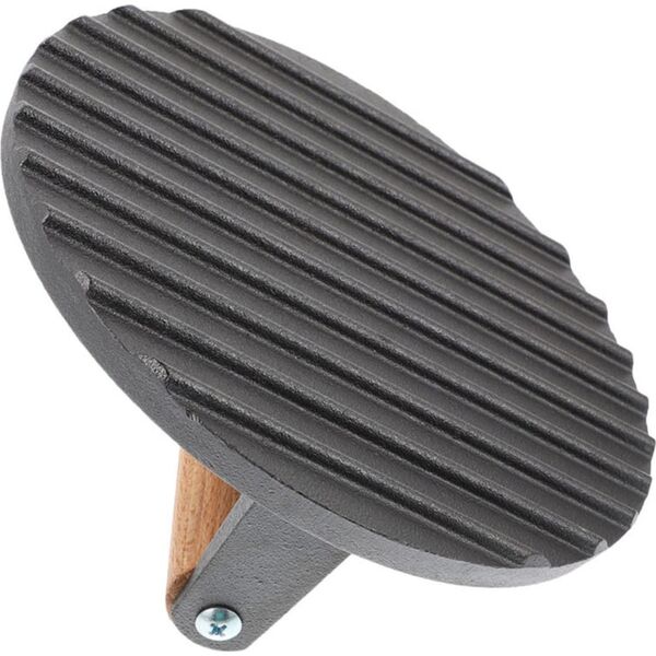 KingHoff PRASKA ŻELIWNA DO MIĘSA BURGERÓW 18 CM KINGHOFF KH-1759