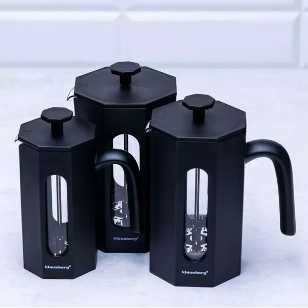 Klausberg ZAPARZACZ DO KAWY/HERBATY 0,60L FRENCH PRESS KLAUSBERG KB-7677