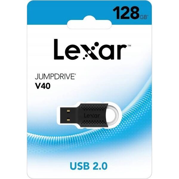 Pendrive Lexar MEMORY DRIVE FLASH USB2 128GB/V40 LJDV040128G-BNBNG LEXAR