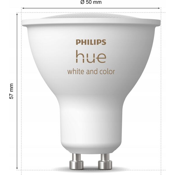 Signify Philips Hue White & Col. Amb. GU10 Doppelpack 2x350lm*