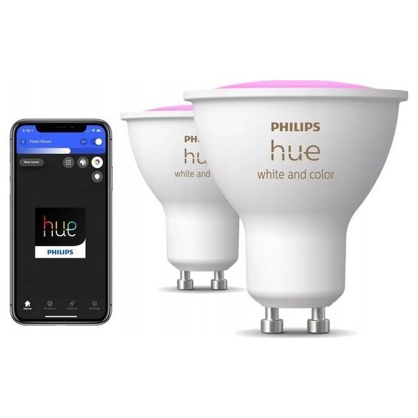 Signify Philips Hue White & Col. Amb. GU10 Doppelpack 2x350lm*