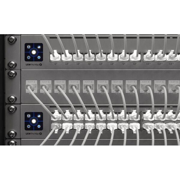 Ubiquiti UACC-Cable-Patch-EL-1M-W kabel sieciowy Półprzezroczysty, Biały Cat6