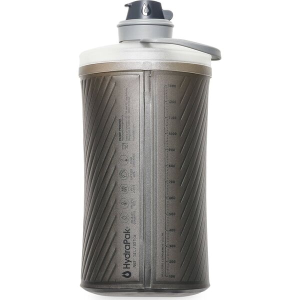 HydraPak Butelka turystyczna HydraPak Flux Bottle 1,5L - mammoth grey Uniwersalny