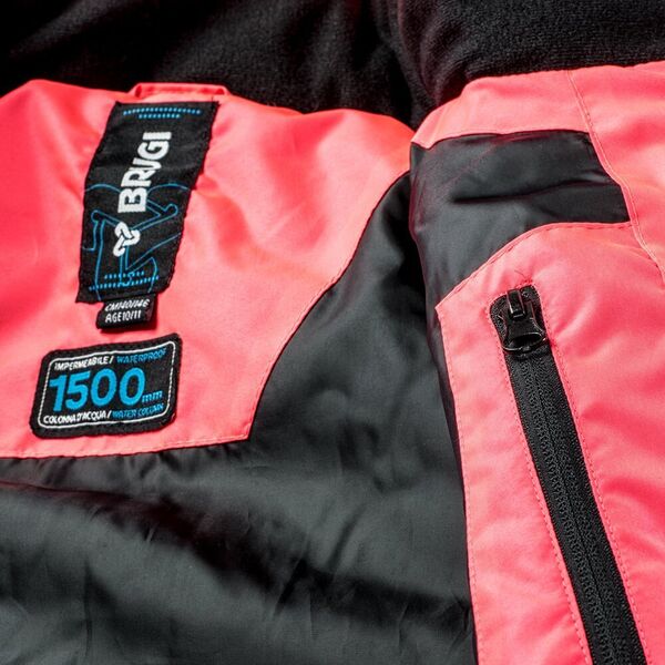 Brugi Dziecięca kurtka ocieplana Brugi 1ai6 1ai6/tm37/1c/839 839-fuxia fluo rozmiar 164/170