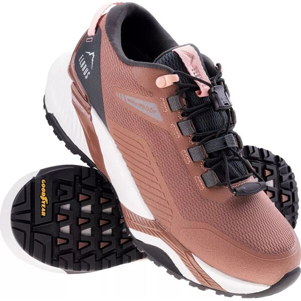 Buty trekkingowe damskie Elbrus Damskie buty Elbrus FAREN WP GR WO'S dark rose/asphalt/peach amber rozmiar 39