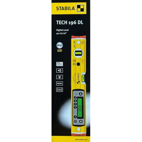 Stabila Elektroniczna poziomica Stabila Tech 196DL, IP 67, 40 cm