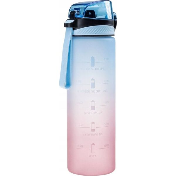IQ Bidon butelka na wode ze słomką z uchwytem IQ Vie 720ml niebieski