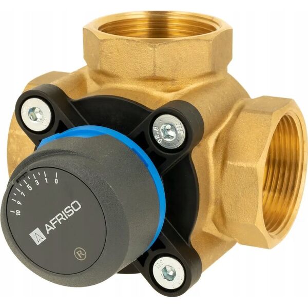 Afriso Zawór mieszający 3-drogowy obrotowy ARV 386 Vario ProClick, DN40, Rp1 1/2", Kvs 14-36