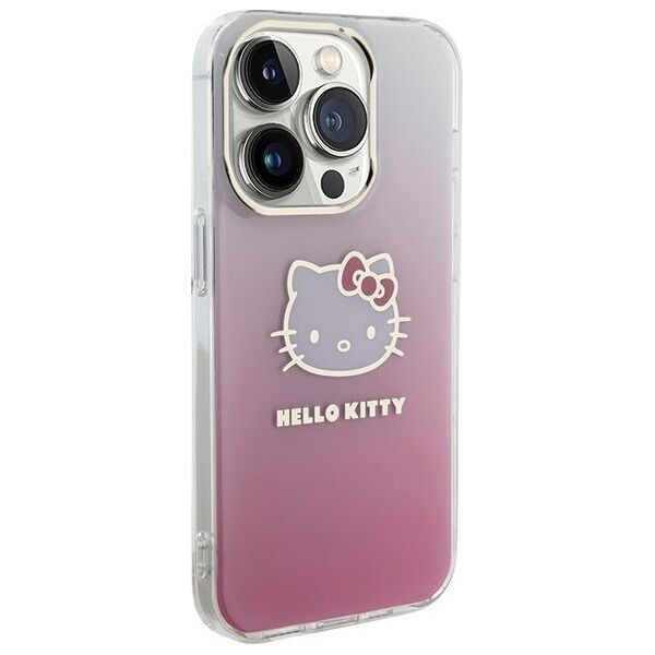Sourcing Hello Kitty HKHCP14LHDGKEP iPhone 14 Pro 6.1" pink/pink hardcase IML Gradient Electrop Kitty Head