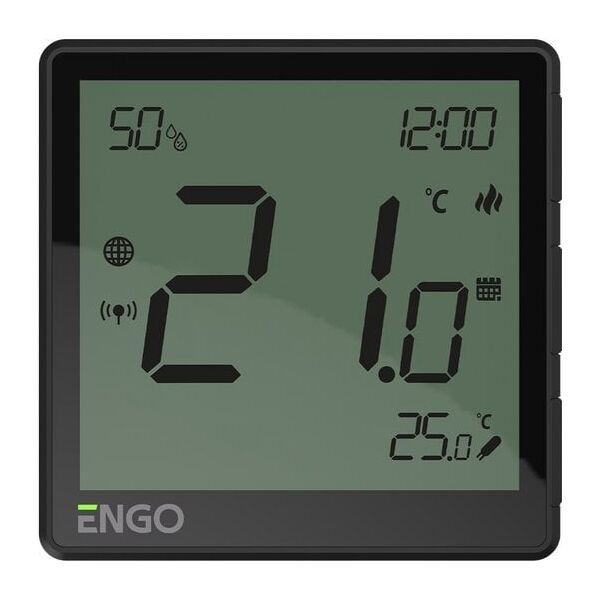 Engo Engo podtynkowy, internetowy regulator tempertatury ZigBee 230V, czarny EONE230B