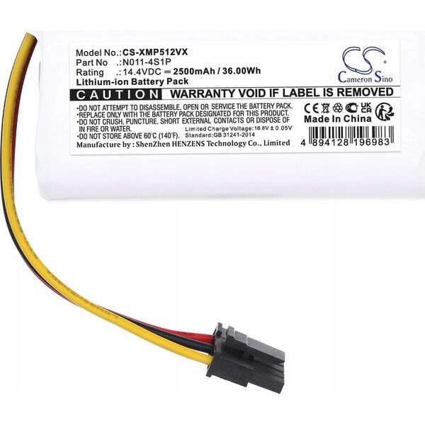 Akumulator Bateria 260V-4S1P N011-4S1P do Xiaomi Mi Robot vacuum Mop 2 Lite / CS-XMP512VX