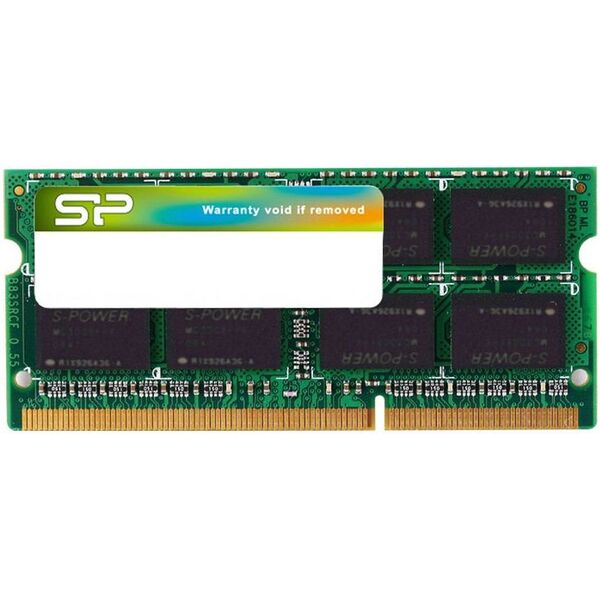 Pamięć do laptopa Silicon Power SODIMM, DDR3L, 4 GB, 1600 MHz, CL11 (SP004GLSTU160N02)