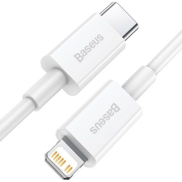 Kabel USB Baseus USB-C - Lightning 2 m Biały (baseus_20210428105812)