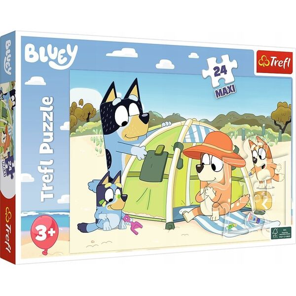 Trefl Puzzle 24 elementy Maxi Bluey Wspaniały świat