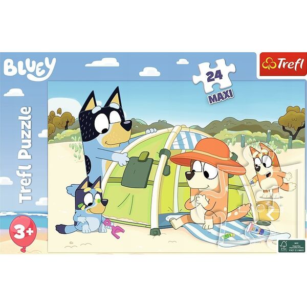 Trefl Puzzle 24 elementy Maxi Bluey Wspaniały świat