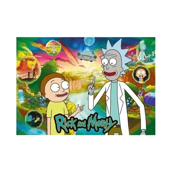 Trefl Puzzle 1000 elementów Premium Plus Rick i Morty