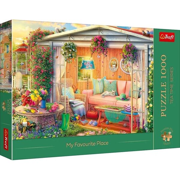 Trefl Puzzle 1000el Premium Plus Tea time Moje ulubione miejsce 10801