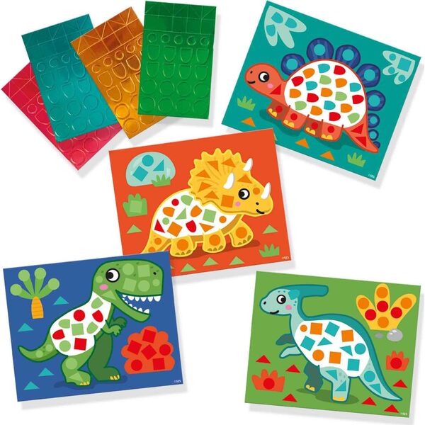 SES SES I learn to make dino mosaics